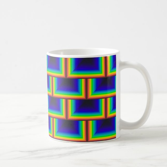 Taza De Café Escalas cuadradas de espectro solar (Derecha)