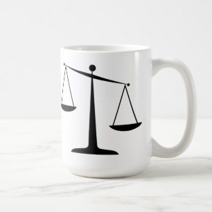 Taza De Café Escalas de la justicia
