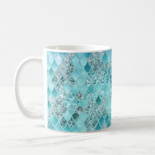Taza De Café Escalas de sirenas de verano del Caribe 1