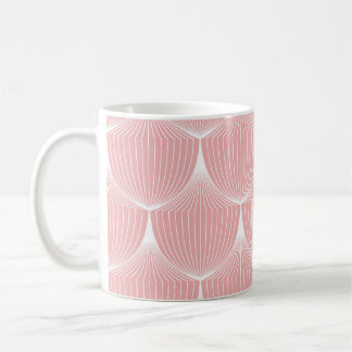 Taza De Café Escalas lineales de los años 20: Patrón elegante