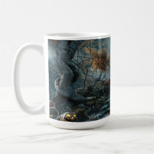 Taza De Café escalera azul negra