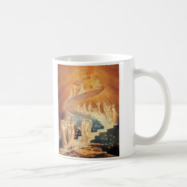 Taza De Café Escalera Guillermo Blake de Jacobs del arte (Derecha)