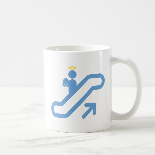 Taza De Café Escalera móvil, ninguna escalera (Derecha)