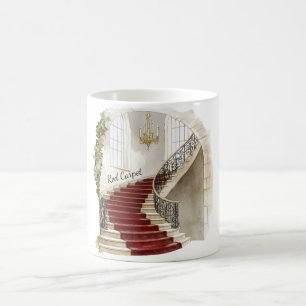 Taza De Café Escaleras de Alfombra Roja
