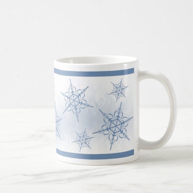 Taza De Café Escamas de la nieve (Derecha)