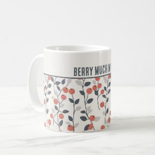 Taza De Café Escándalo "Berry mucho enamorado" personalizado