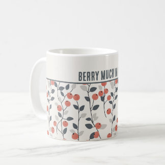 Taza De Café Escándalo "Berry mucho enamorado" personalizado