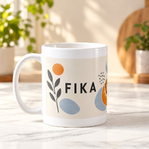 Taza de café escandinava para pausa Fika