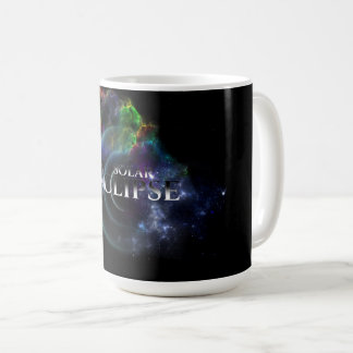 Taza De Café Escapada de arte fractal de eclipse solar
