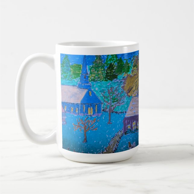 Taza De Café Escapada Invernal Serena (Izquierda)