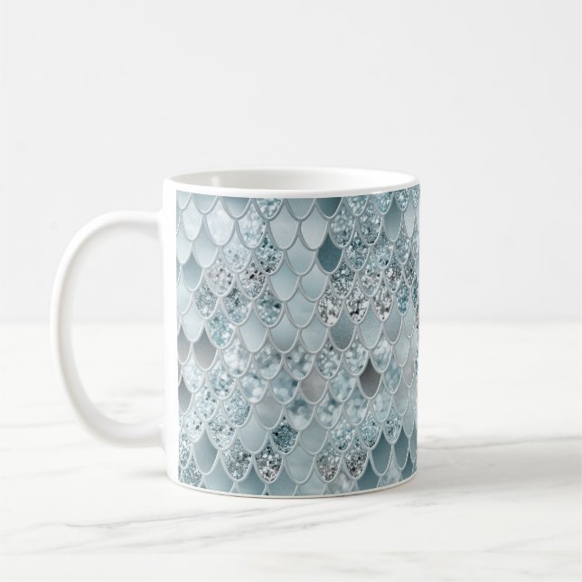 Taza De Café Escaparate de sirvienta Glam #13 (Purpurina falso) (Izquierda)
