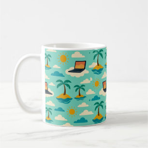 Taza De Café Escape a la isla de ensueño