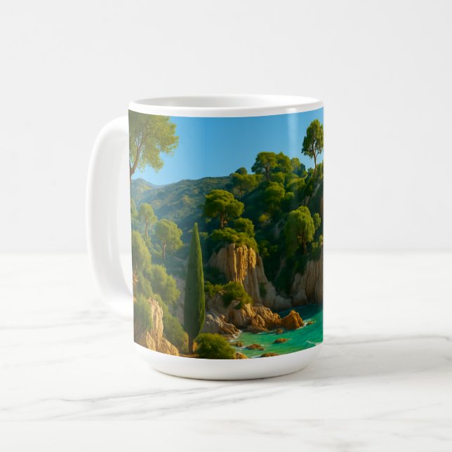 Taza De Café Escape costero (Anverso izquierdo)