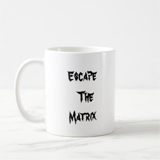 Taza De Café Escape de la matriz mug(con andrew tate sobre ella