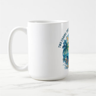 Taza De Café Escape de la playa: dos sillas, un sueño