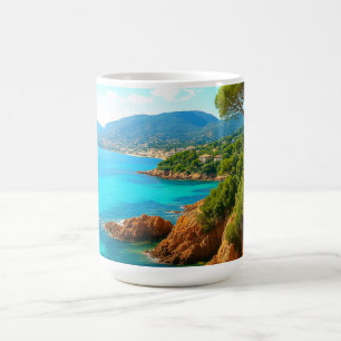Taza De Café Escape de la Riviera Francesa