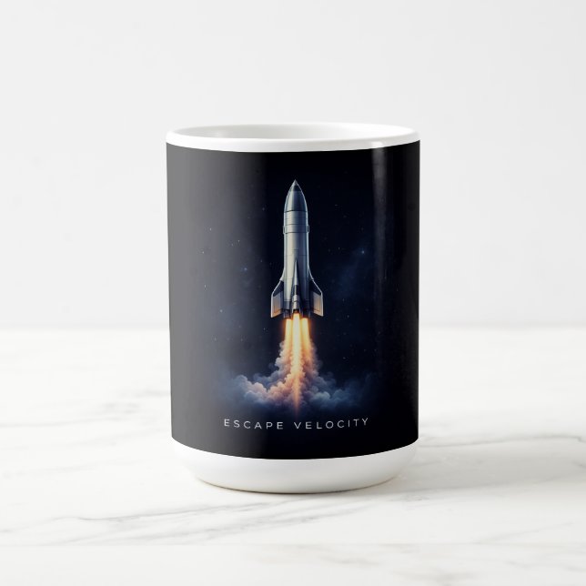 Taza De Café Escape Velocity Rocket Mug (Centro)