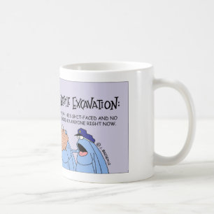 Taza De Café Escarabajo de estiércol en el sitio de la
