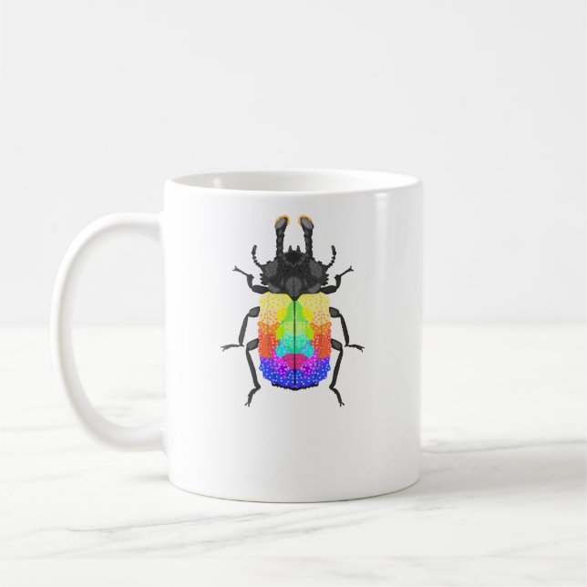 Taza De Café Escarabajo de hongo forjado (Izquierda)