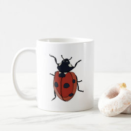 Taza De Café Escarabajos insectos Ladybug