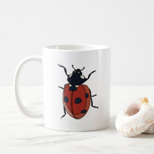 Taza De Café Escarabajos insectos Ladybug