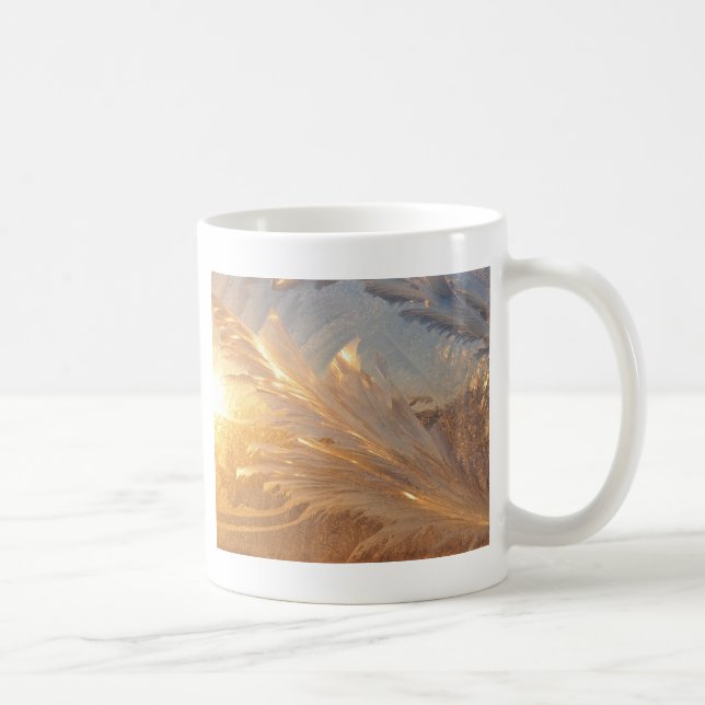Taza De Café Escarcha de invierno en vidrio (Derecha)