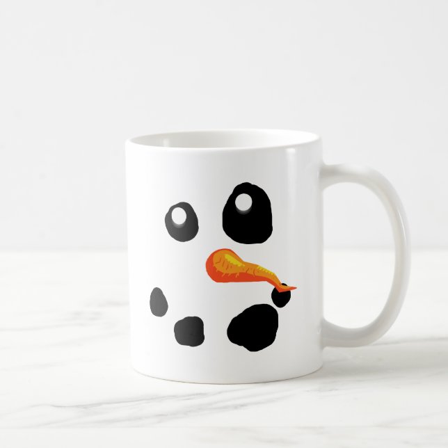 Taza De Café Escarchado la sonrisa del muñeco de nieve (Derecha)