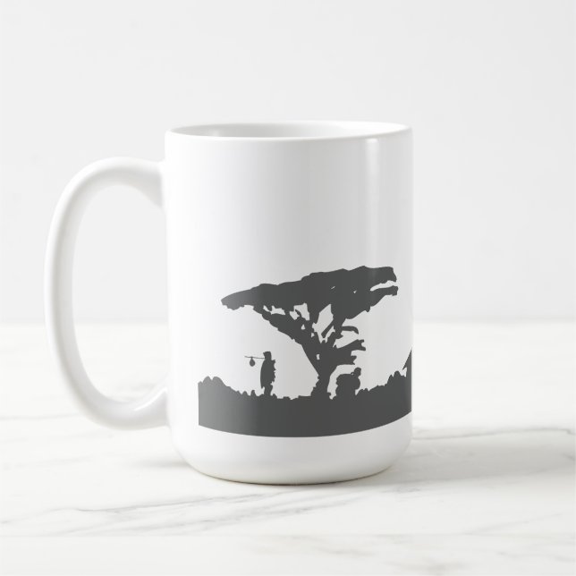 Taza De Café Escena de aldea (Izquierda)