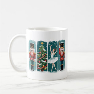 Taza De Café Escena de fiestas del ballet de Navidad Cascanuece