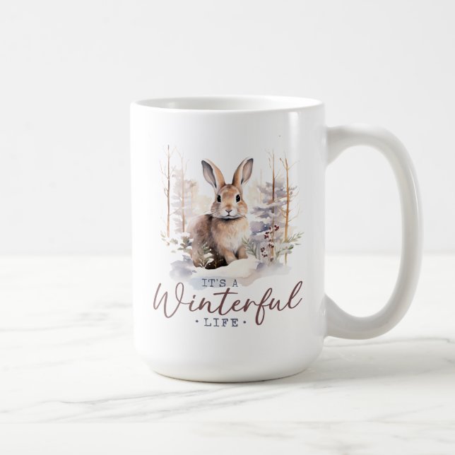 Taza De Café Escena de invierno (Derecha)