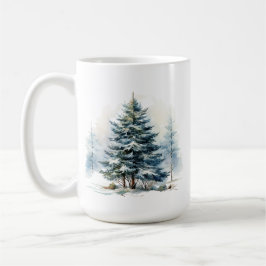 Taza De Café Escena de invierno