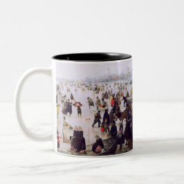 Taza De Café Escena De Invierno. Regalo de Navidades Bellas Art