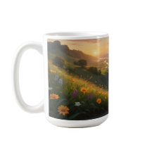 Escena de la cascada de Mug