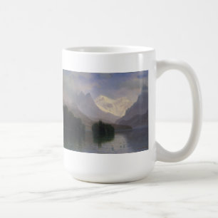 Taza De Café Escena de la montaña