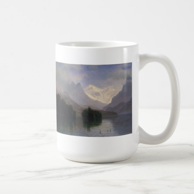 Taza De Café Escena de la montaña (Derecha)