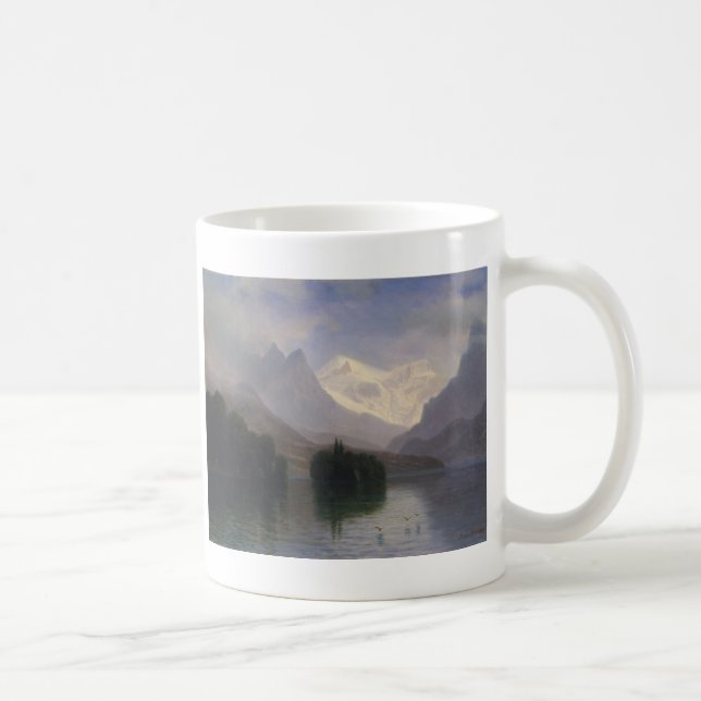 Taza De Café Escena de la montaña (Derecha)