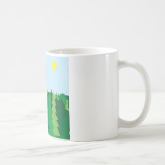 Taza De Café Escena de la naturaleza