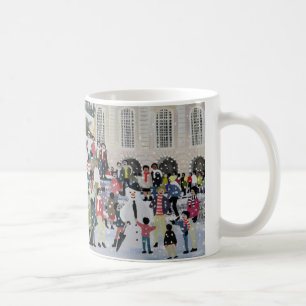 Taza De Café Escena de la nieve de Piccadilly