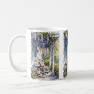 Taza De Café Escena de la silla Roca de Puch Wisteria