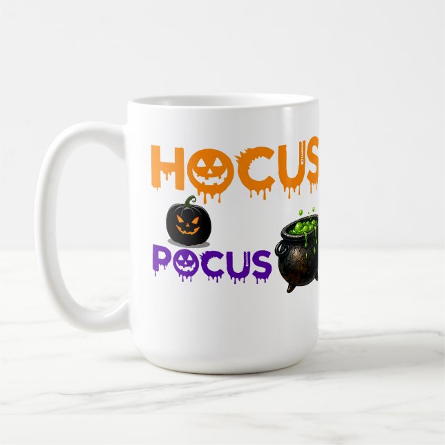 Taza De Café Escena de Magia de Hocus Pocus para Fans de Hallow (Izquierda)