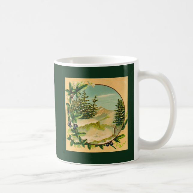 Taza De Café Escena de montaña rusa (Derecha)