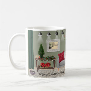 Taza De Café Escena de Navidades Quaint Mug
