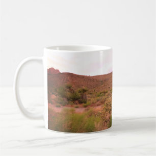 Taza De Café Escena del desierto