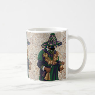 Taza De Café Escena del vibrante mercado de Souk de Marrakech