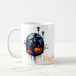 Taza De Café Escena espeluznante de Halloween