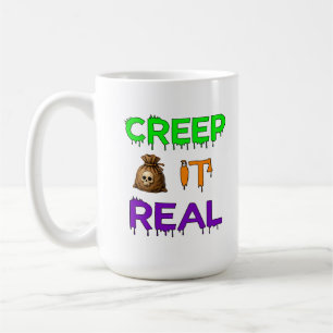 Taza De Café Escena espeluznante para fans de Halloween 👻