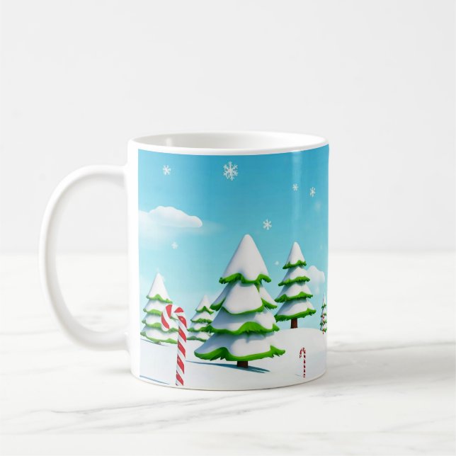 TAZA DE CAFÉ ESCENA INVERNAL (Izquierda)