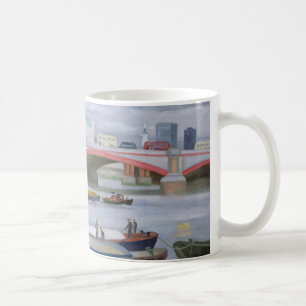 Taza De Café Escena ocupada en Blackfriars 2005