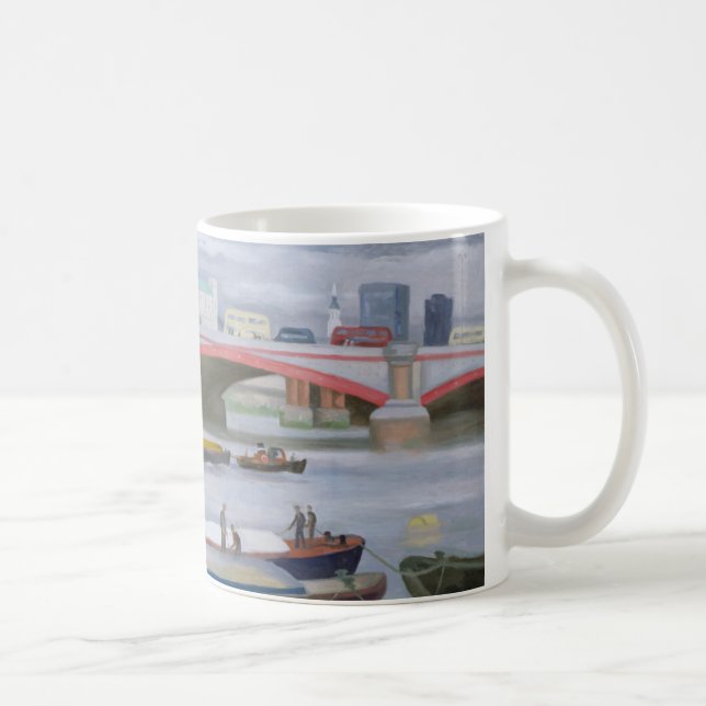 Taza De Café Escena ocupada en Blackfriars 2005 (Derecha)