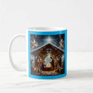 Taza De Café Escena tradicional de la natividad